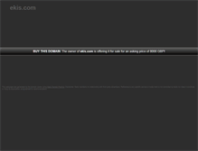 Tablet Screenshot of ekis.com